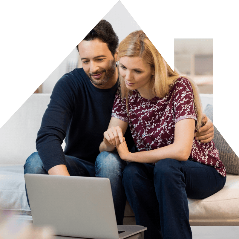 Happy Couple With Laptop 2